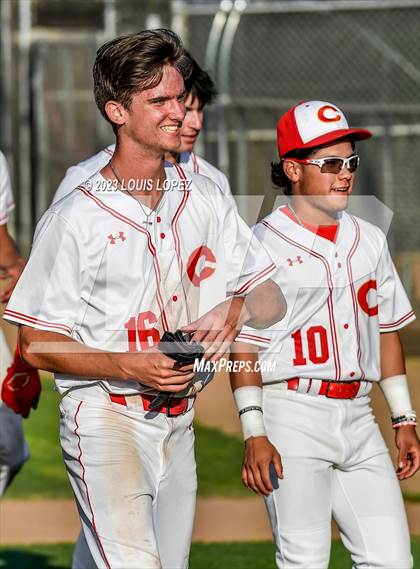 Thumbnail 1 in Notre Dame (SO) @ Corona (CIF SS DIV 1 Quarter Final Playoff) photogallery.