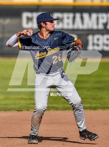 Thumbnail 3 in Notre Dame (SO) @ Corona (CIF SS DIV 1 Quarter Final Playoff) photogallery.