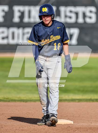 Thumbnail 2 in Notre Dame (SO) @ Corona (CIF SS DIV 1 Quarter Final Playoff) photogallery.