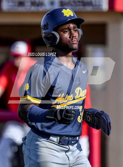 Thumbnail 2 in Notre Dame (SO) @ Corona (CIF SS DIV 1 Quarter Final Playoff) photogallery.