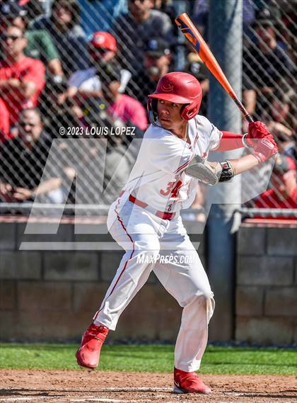 Thumbnail 1 in Notre Dame (SO) @ Corona (CIF SS DIV 1 Quarter Final Playoff) photogallery.