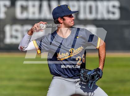 Thumbnail 1 in Notre Dame (SO) @ Corona (CIF SS DIV 1 Quarter Final Playoff) photogallery.