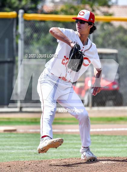Thumbnail 3 in Notre Dame (SO) @ Corona (CIF SS DIV 1 Quarter Final Playoff) photogallery.