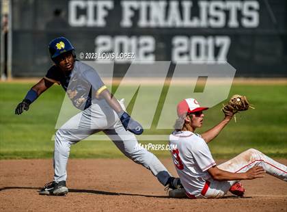 Thumbnail 3 in Notre Dame (SO) @ Corona (CIF SS DIV 1 Quarter Final Playoff) photogallery.