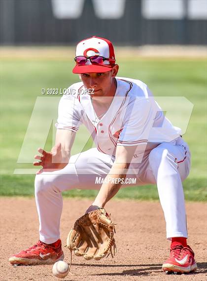 Thumbnail 2 in Notre Dame (SO) @ Corona (CIF SS DIV 1 Quarter Final Playoff) photogallery.