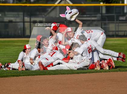 Thumbnail 3 in Notre Dame (SO) @ Corona (CIF SS DIV 1 Quarter Final Playoff) photogallery.