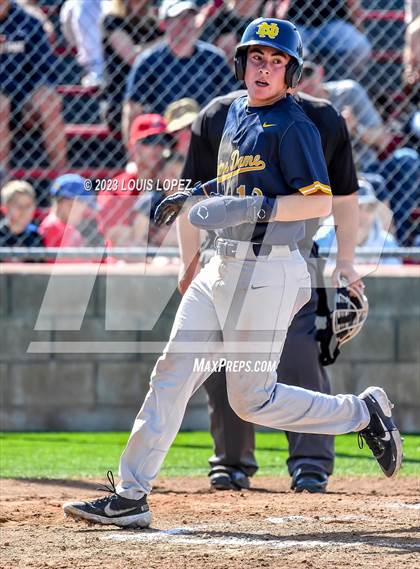 Thumbnail 1 in Notre Dame (SO) @ Corona (CIF SS DIV 1 Quarter Final Playoff) photogallery.