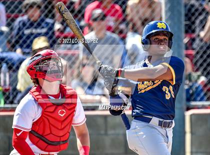 Thumbnail 3 in Notre Dame (SO) @ Corona (CIF SS DIV 1 Quarter Final Playoff) photogallery.