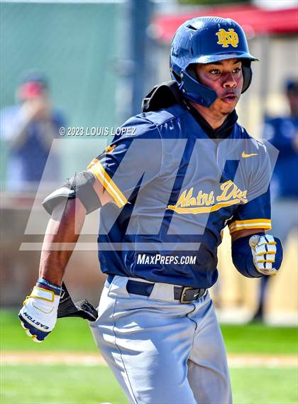 Thumbnail 1 in Notre Dame (SO) @ Corona (CIF SS DIV 1 Quarter Final Playoff) photogallery.