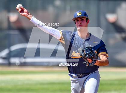 Thumbnail 1 in Notre Dame (SO) @ Corona (CIF SS DIV 1 Quarter Final Playoff) photogallery.