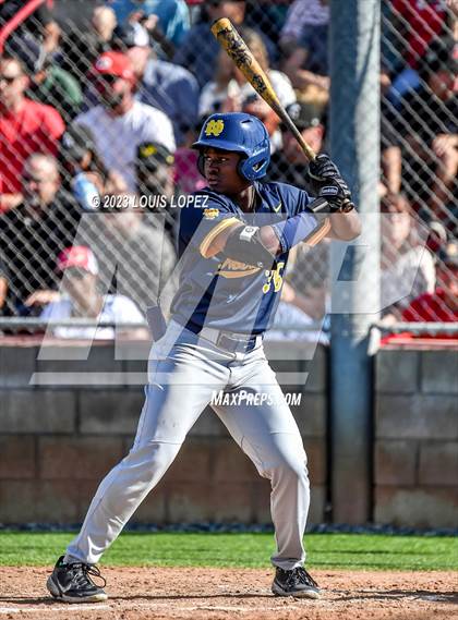 Thumbnail 3 in Notre Dame (SO) @ Corona (CIF SS DIV 1 Quarter Final Playoff) photogallery.