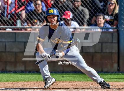 Thumbnail 2 in Notre Dame (SO) @ Corona (CIF SS DIV 1 Quarter Final Playoff) photogallery.