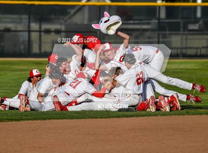 Thumbnail 1 in Notre Dame (SO) @ Corona (CIF SS DIV 1 Quarter Final Playoff) photogallery.