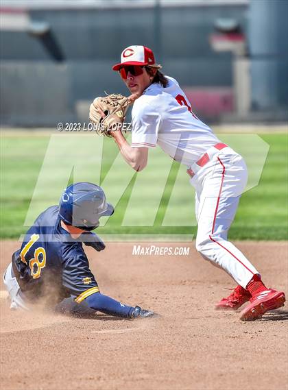 Thumbnail 2 in Notre Dame (SO) @ Corona (CIF SS DIV 1 Quarter Final Playoff) photogallery.