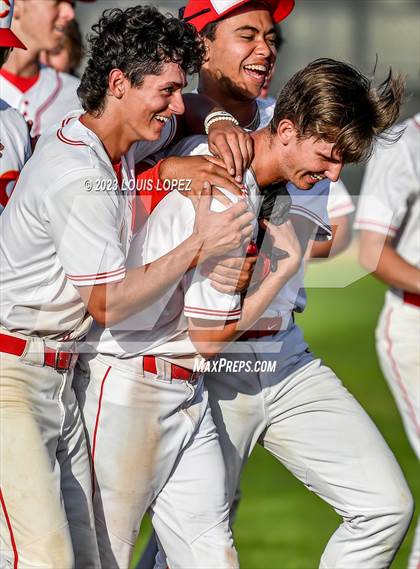 Thumbnail 1 in Notre Dame (SO) @ Corona (CIF SS DIV 1 Quarter Final Playoff) photogallery.