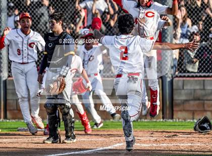 Thumbnail 2 in Notre Dame (SO) @ Corona (CIF SS DIV 1 Quarter Final Playoff) photogallery.