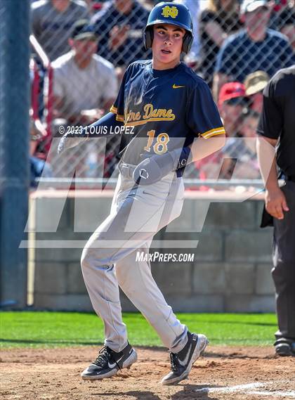 Thumbnail 2 in Notre Dame (SO) @ Corona (CIF SS DIV 1 Quarter Final Playoff) photogallery.
