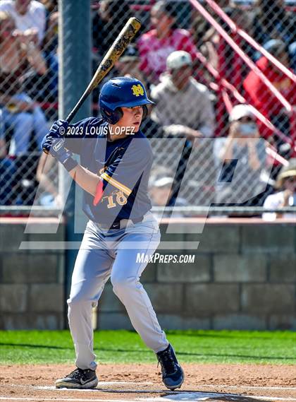 Thumbnail 1 in Notre Dame (SO) @ Corona (CIF SS DIV 1 Quarter Final Playoff) photogallery.