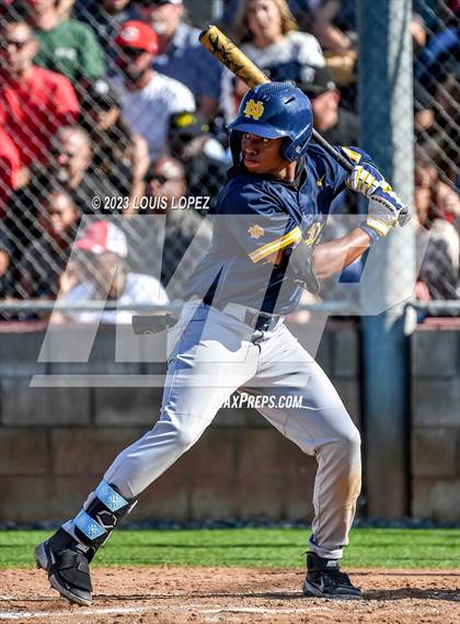 Thumbnail 2 in Notre Dame (SO) @ Corona (CIF SS DIV 1 Quarter Final Playoff) photogallery.