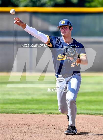 Thumbnail 2 in Notre Dame (SO) @ Corona (CIF SS DIV 1 Quarter Final Playoff) photogallery.