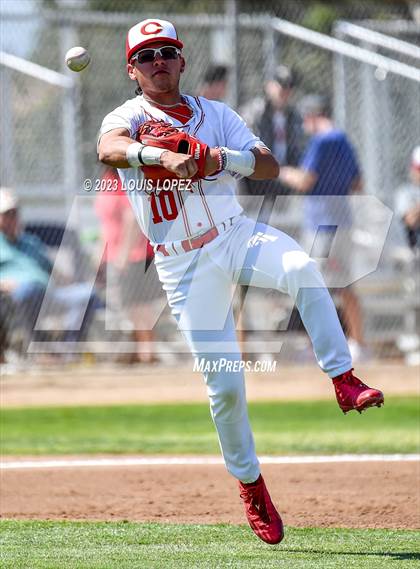Thumbnail 1 in Notre Dame (SO) @ Corona (CIF SS DIV 1 Quarter Final Playoff) photogallery.
