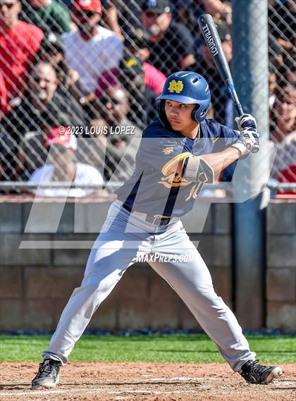 Thumbnail 3 in Notre Dame (SO) @ Corona (CIF SS DIV 1 Quarter Final Playoff) photogallery.