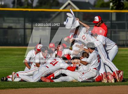 Thumbnail 1 in Notre Dame (SO) @ Corona (CIF SS DIV 1 Quarter Final Playoff) photogallery.