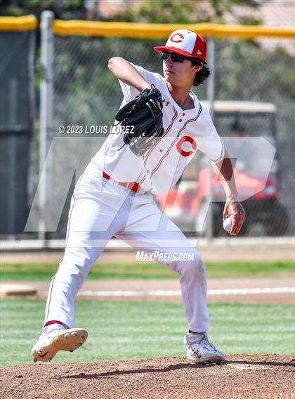 Thumbnail 1 in Notre Dame (SO) @ Corona (CIF SS DIV 1 Quarter Final Playoff) photogallery.