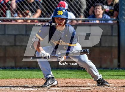 Thumbnail 1 in Notre Dame (SO) @ Corona (CIF SS DIV 1 Quarter Final Playoff) photogallery.