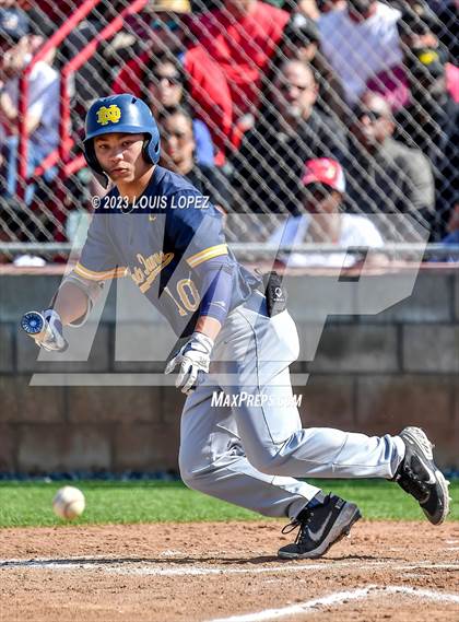 Thumbnail 2 in Notre Dame (SO) @ Corona (CIF SS DIV 1 Quarter Final Playoff) photogallery.