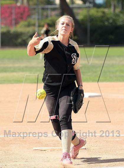 Thumbnail 1 in Sunny Hills @ Burbank (CIF SS Playoffs) photogallery.