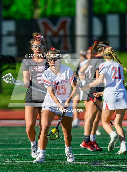 Thumbnail 3 in Cherokee @ Milton (GHSA 7A Quarterfinal) photogallery.