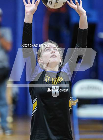 Thumbnail 3 in St. John Lutheran vs. First Baptist Christian Academy photogallery.