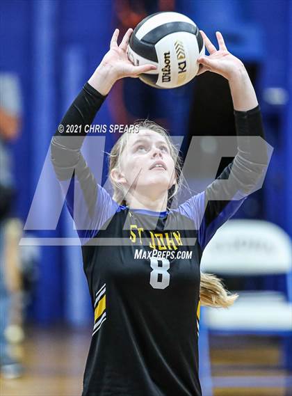 Thumbnail 3 in St. John Lutheran vs. First Baptist Christian Academy photogallery.