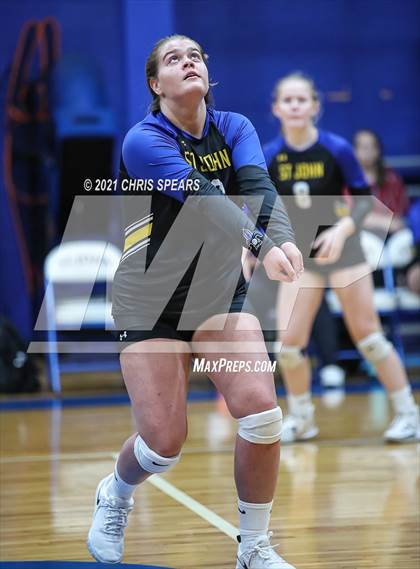 Thumbnail 1 in St. John Lutheran vs. First Baptist Christian Academy photogallery.
