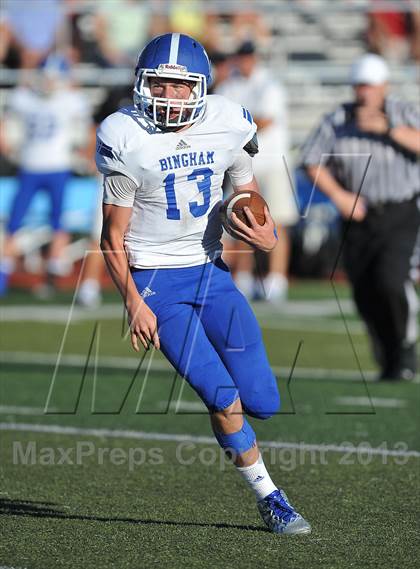 Thumbnail 1 in Bingham @ Valor Christian (CO-UT Border War) photogallery.