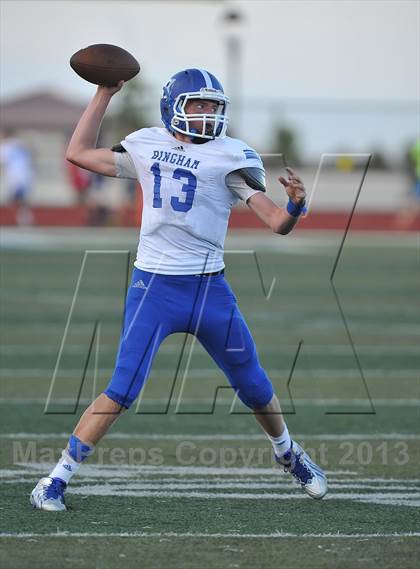 Thumbnail 2 in Bingham @ Valor Christian (CO-UT Border War) photogallery.