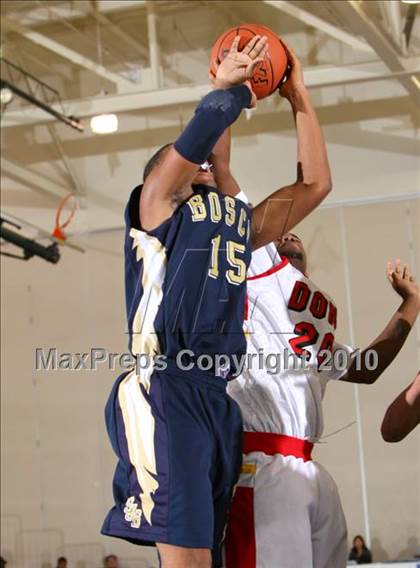 Thumbnail 2 in Dominguez vs. St. John Bosco (Pangos Dream Classic) photogallery.