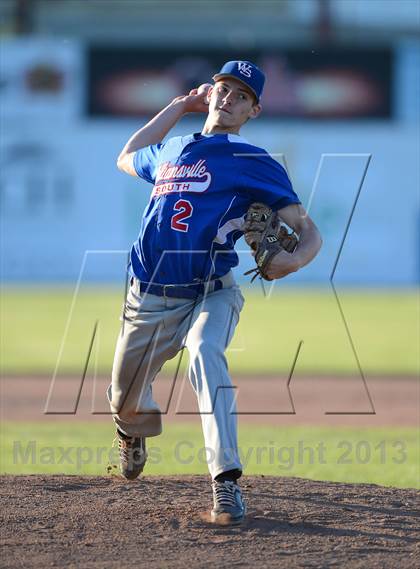 Thumbnail 3 in Williamsville South vs. Sutherland (NYSPHSAA Far West Regional) photogallery.