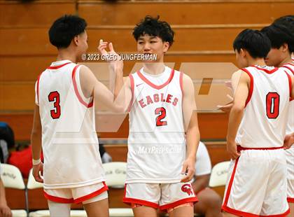 Thumbnail 1 in Washington vs. Cardinal Newman (Brett Callan Tournament) photogallery.