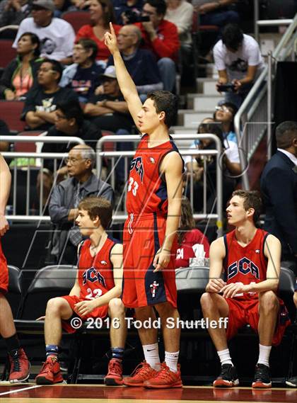 Thumbnail 2 in Scottsdale Christian Academy vs. Snowflake (AIA D3 Semifinal) photogallery.