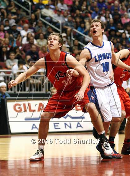 Thumbnail 3 in Scottsdale Christian Academy vs. Snowflake (AIA D3 Semifinal) photogallery.