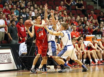 Thumbnail 3 in Scottsdale Christian Academy vs. Snowflake (AIA D3 Semifinal) photogallery.