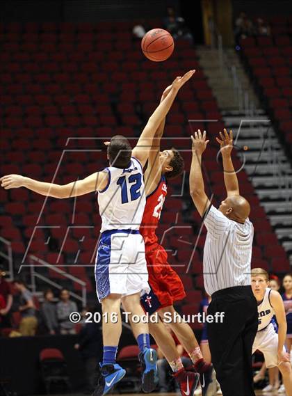 Thumbnail 2 in Scottsdale Christian Academy vs. Snowflake (AIA D3 Semifinal) photogallery.