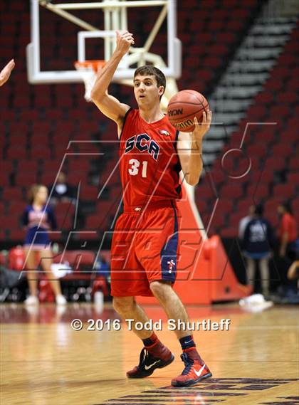 Thumbnail 3 in Scottsdale Christian Academy vs. Snowflake (AIA D3 Semifinal) photogallery.