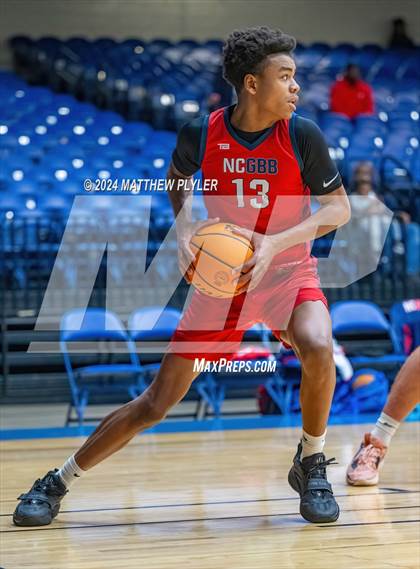 Thumbnail 3 in Cape Fear Academy vs. NC GBB Academy National (Hoops & Dreams Showcase) photogallery.