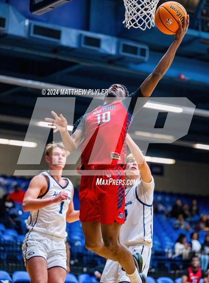 Thumbnail 2 in Cape Fear Academy vs. NC GBB Academy National (Hoops & Dreams Showcase) photogallery.