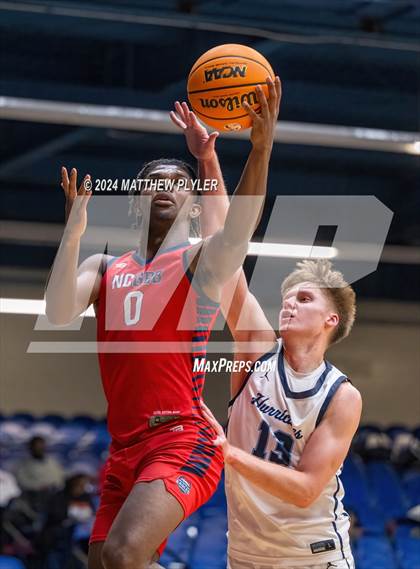 Thumbnail 2 in Cape Fear Academy vs. NC GBB Academy National (Hoops & Dreams Showcase) photogallery.