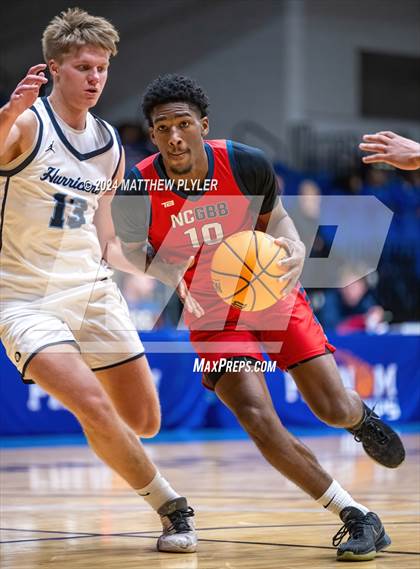 Thumbnail 3 in Cape Fear Academy vs. NC GBB Academy National (Hoops & Dreams Showcase) photogallery.