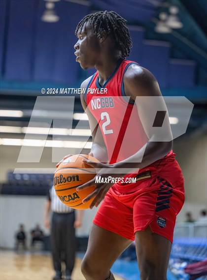 Thumbnail 1 in Cape Fear Academy vs. NC GBB Academy National (Hoops & Dreams Showcase) photogallery.